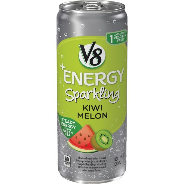 V8 +Energy Sparkling Healthy Energy Drink, Natural Energy ...