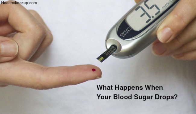 What Happens When Your Blood Sugar Drops